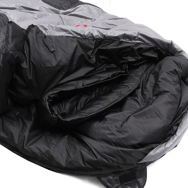 Load image into Gallery viewer, Black sleeping bag on a white background
