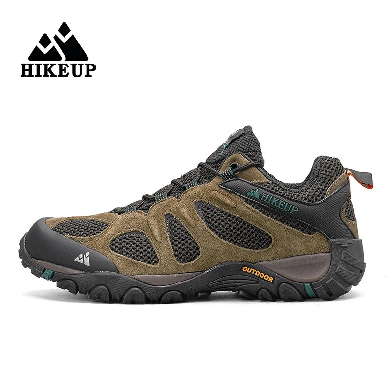 Load image into Gallery viewer, HIKEUP Men’s Breathable Splashproof Hiking Shoes – Versatile Mountain Climbing &amp; Hunting Sneakers
