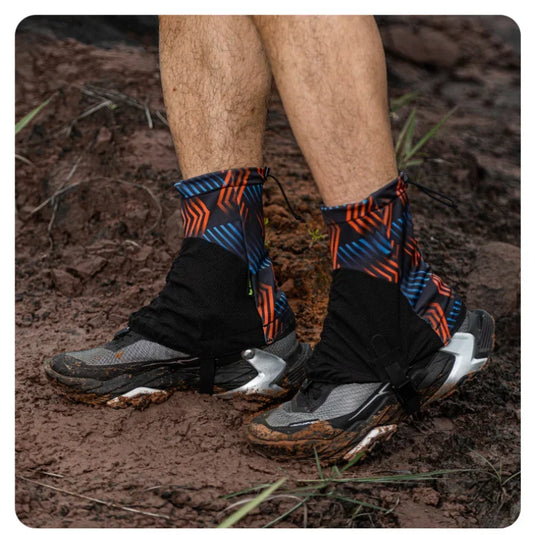 MAP BROTHER F1001 Trail Running Gaiters | Sandproof Shoe Covers for Triathlon Marathon