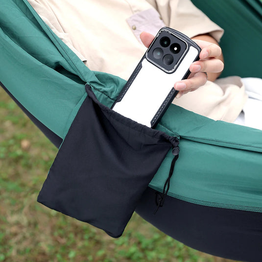 Colorful Travel Hammock – Single Person with Parachute Fabric & Storage Bag