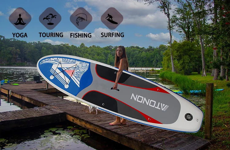 Load image into Gallery viewer, Low Price Customized Inflatable Stand Up Paddle Board Soft SUP Board Touring ISUP surfboard
