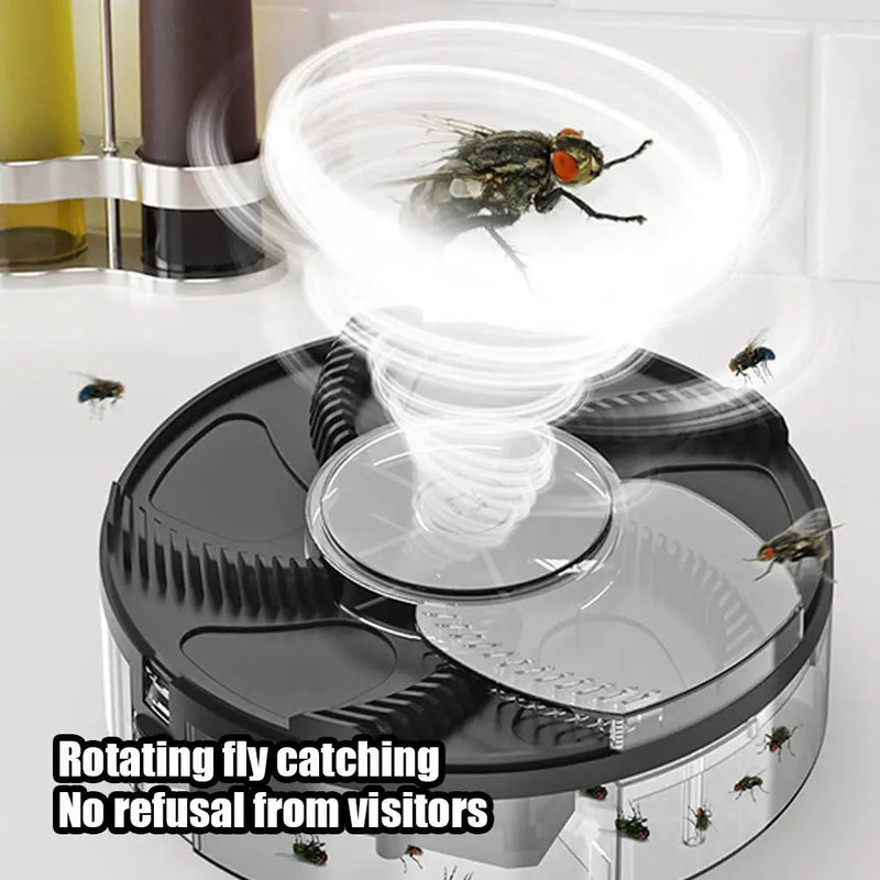 Load image into Gallery viewer, Indoor Outdoor Fly Trap Electric Pest Killer Automatic Flycatcher Catcher Insect Control ﻿ Repeller USB Pest A5E4
