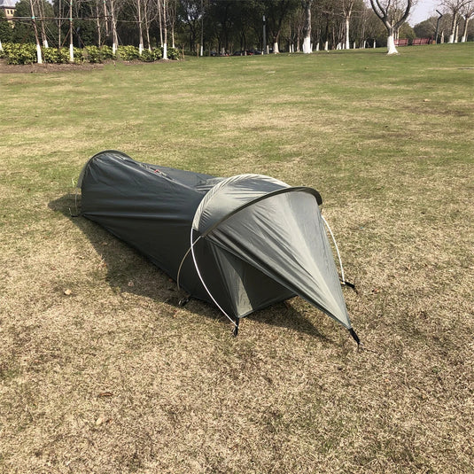 Ultralight 1-Person Waterproof Tunnel Tent – Compact Shelter for Solo Hiking, Camping & Fishing