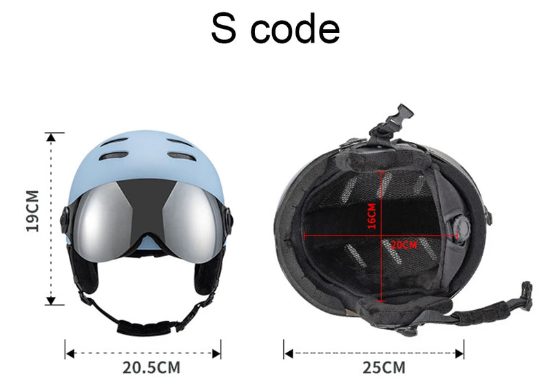 Load image into Gallery viewer, 2025 Ski Helmets Adult Windproof Snow Sports Ear Protection Outdoor Integrally-Molded Helmet Skateboard Snowboard Safety Helmets
