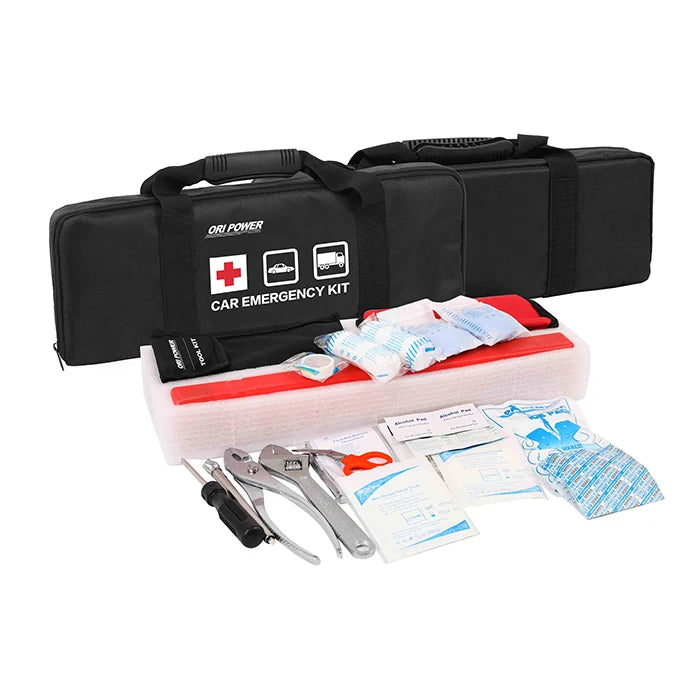 Load image into Gallery viewer, Oripower OEM Car Kit First Aid Complete With Blanket And Neon New Generation Car First Aid Kit Emergency Kit For Car Auto
