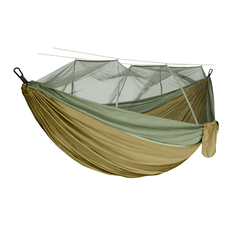 Load image into Gallery viewer, Double Mosquito Net Hammock, Outdoor Camping, Anti-Rollover, Oversized Umbrella Cloth, Anti-Rollover Cloth, 300 × 200cm
