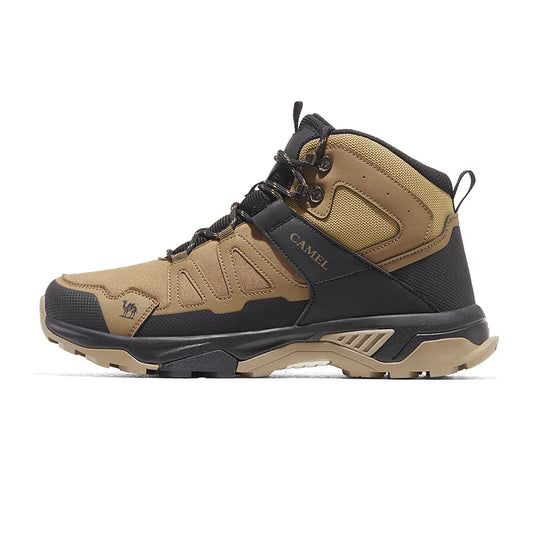 Golden Camel Men’s Waterproof High-Top Hiking Boots – Superior Traction for Winter Treks
