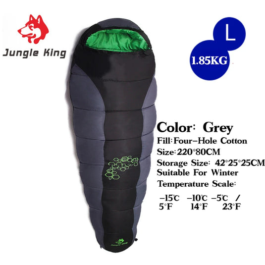 Lightweight Cotton Sleeping Bag | Waterproof 4-Season | Camping & Hiking