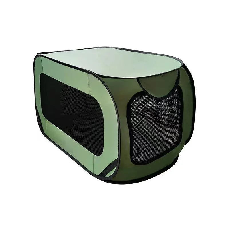 Load image into Gallery viewer, Foldable Pop-Up Dog Travel Crate Soft-Sided Pet Carrier Tent for Small Dogs &amp; Cats
