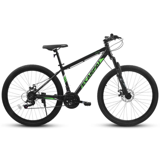A27366 27-Inch Mountain Bike – 21-Speed | Lightweight Aluminum Frame, Suspension Fork, Mechanical Disc Brakes | Unisex MTB for Trail & Urban Riding
