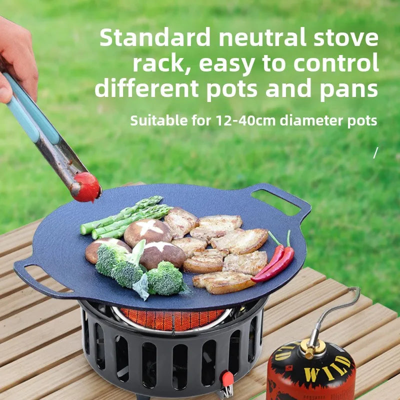 Load image into Gallery viewer, 19800W 7-Core Camping Infrared Stove | Butane Energy-Saving Burner Picnic Outdoor
