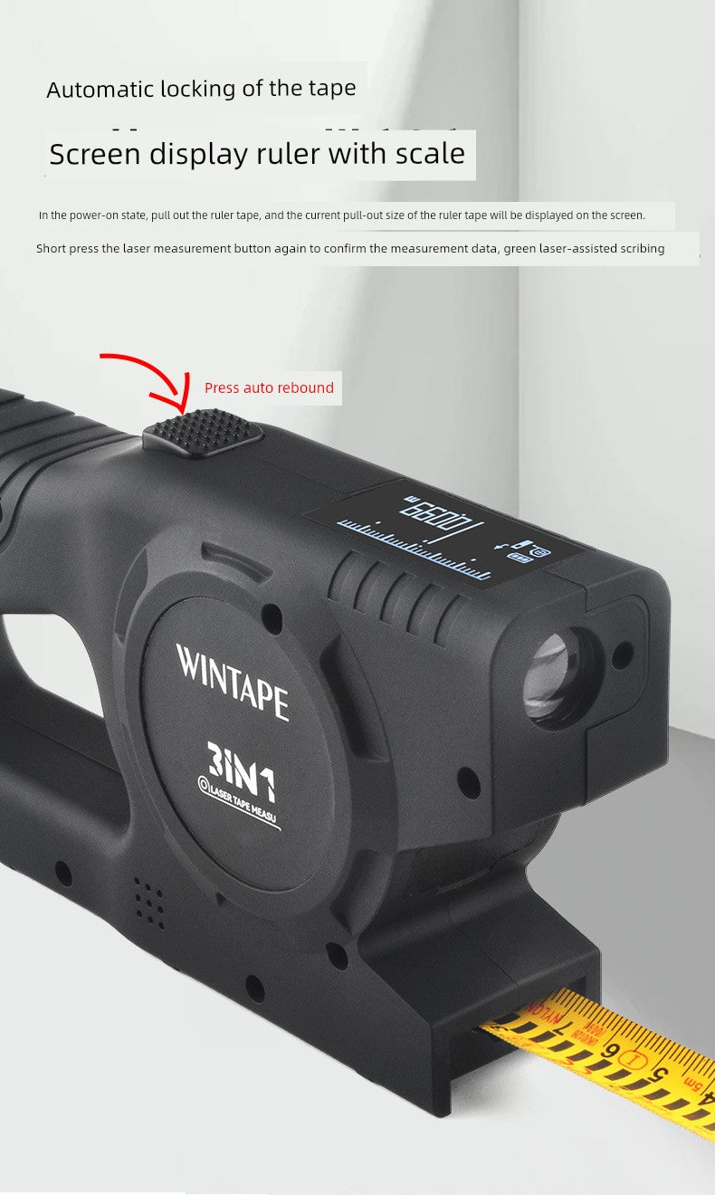 Load image into Gallery viewer, Wintape Laser Intelligence Digital Measuring Scale Digital Display
