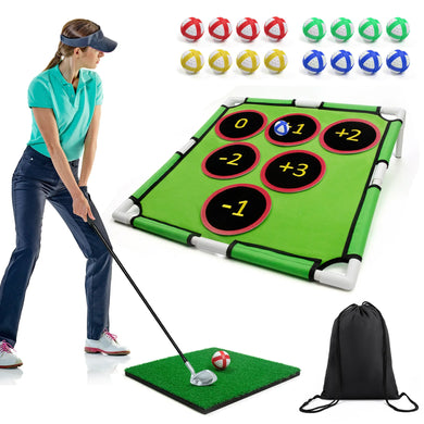 Golf Chipping Net Yard Game – Portable Backyard Golf Fun for All Skill Levels
