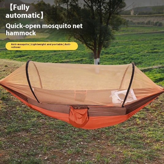 Anti-Mosquito Parachute Camping Hammock – Single & Double Sizes