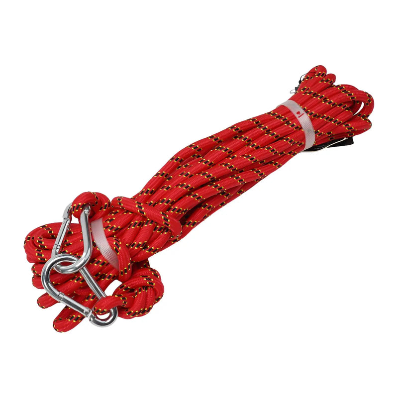 Load image into Gallery viewer, Safety Rope Rock Climbing Rope 10M 10mm Equipment Polyester Red/Bule Static Thick Knit Tree Wall High Performance
