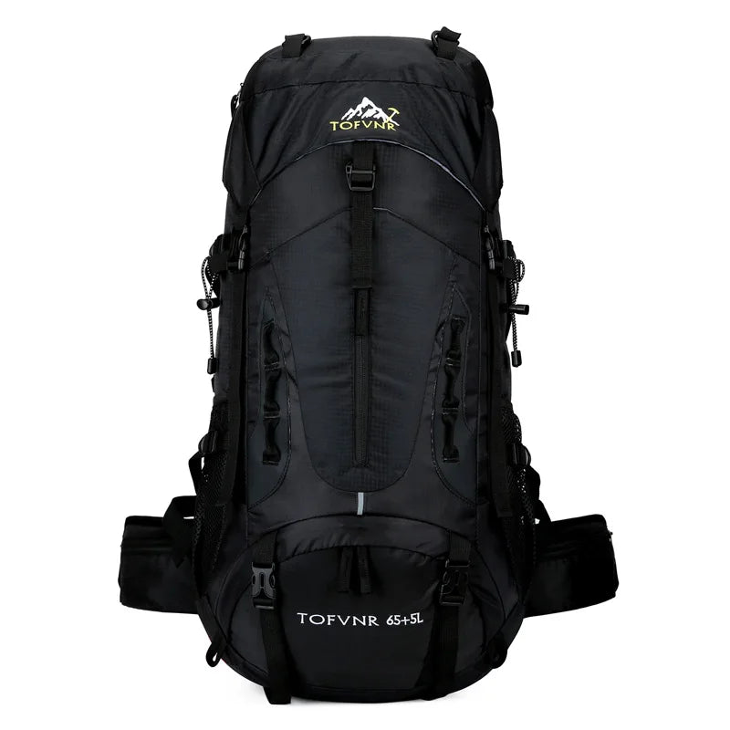 Load image into Gallery viewer, 70L Camping Backpack | Hiking Mountaineering Rucksack | Large Travel Pack with Rain Cover
