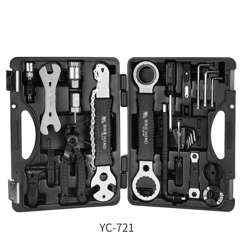 Load image into Gallery viewer, Bike Hand Multifunctional Bicycle Repair Tool Kits YC-721 Professional Bike Tool Box Shop Tool Set Cycling Repair Case Tool Set
