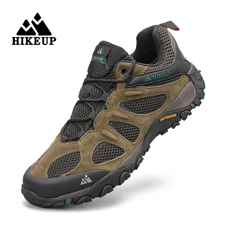 Load image into Gallery viewer, HIKEUP Men’s Breathable Splashproof Hiking Shoes – Versatile Mountain Climbing &amp; Hunting Sneakers
