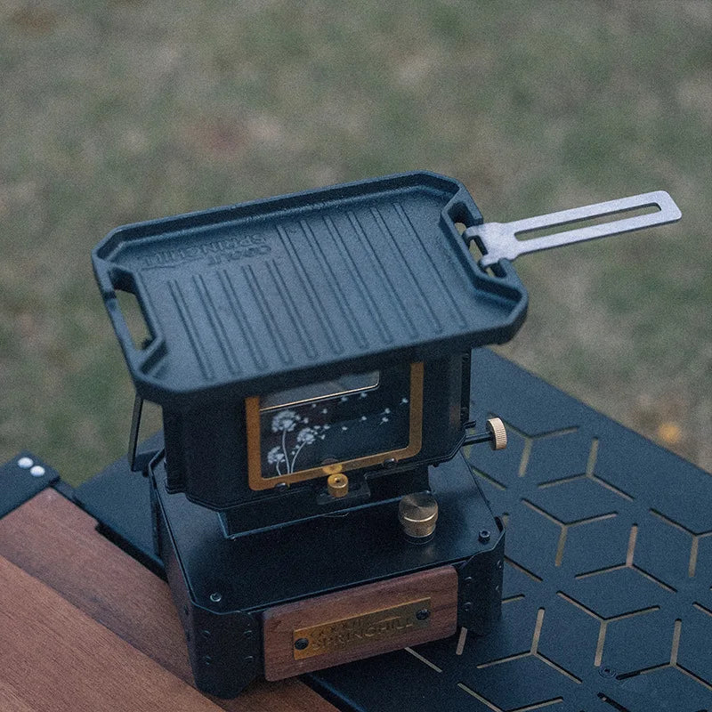 Load image into Gallery viewer, GOOUT SPRINGHILL Outdoor Mini Grill Pan | Lightweight Camping Portable Spider Oven Grill Pan
