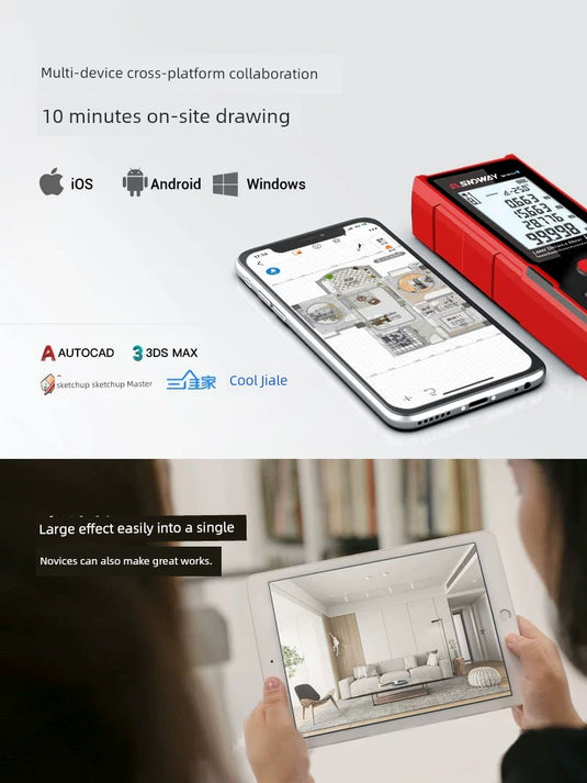 Laser Rangefinder High Precision Digital Measuring Device