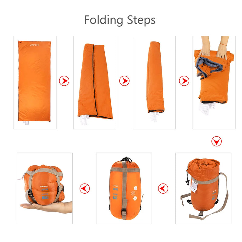 Load image into Gallery viewer, LIXADA 190*75cm Envelope Sleeping Bag Adult Camping Outdoor Mini Walking beach Sleeping Bags Ultralight Travel Bag Spring Autumn
