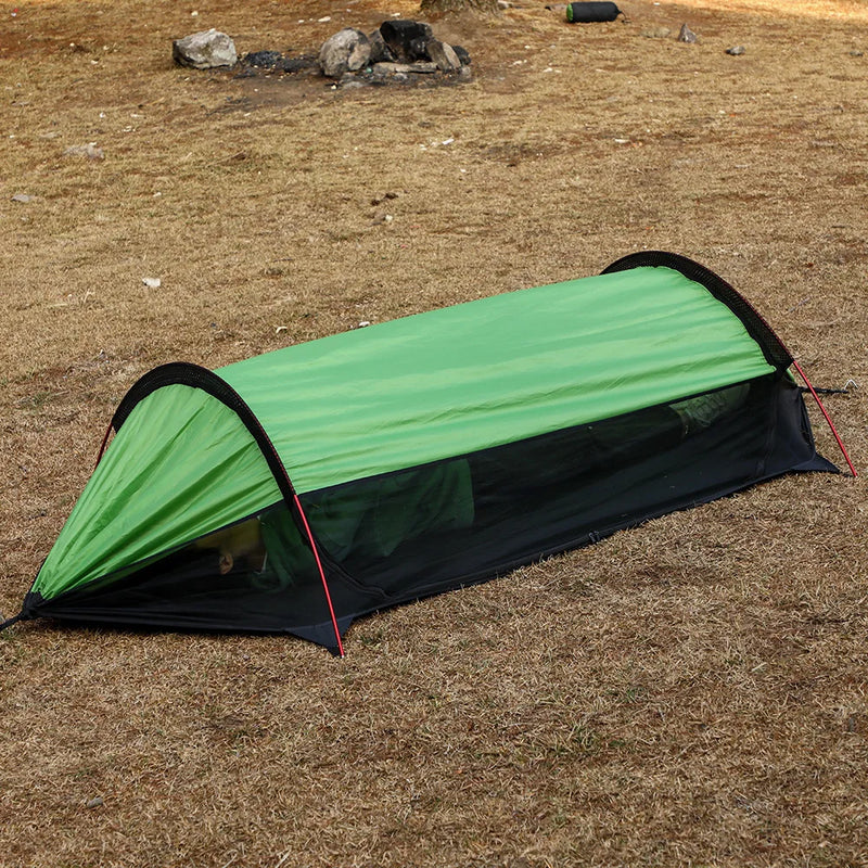 Load image into Gallery viewer, 3-in-1 Outdoor Hammock with Mosquito Net – Travel, Tent &amp; Swing Combo
