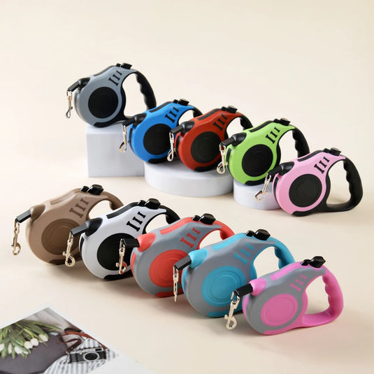 Retractable Dog Leash 3m/5m Freedom & Control for Small to Medium Pets