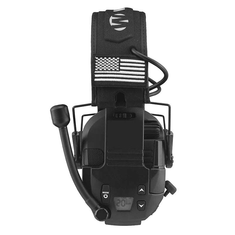 Load image into Gallery viewer, Walkie Talkie Attachment - 22 Channels 3 Miles Range Distance Voice-Activated Handsfree Communication for Shooting earmuffs
