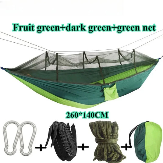 Double Camping Mosquito Net Hammock – Lightweight Comfort & Insect Protection