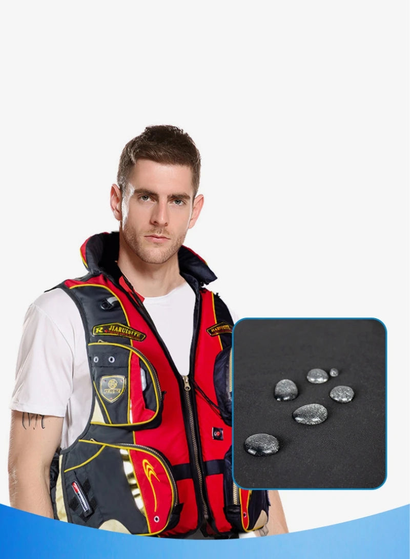 Load image into Gallery viewer, New Life Jacket Fishing Vest Outdoors Buoyancy 120kg Multi-function Sport Personal Flotation Device
