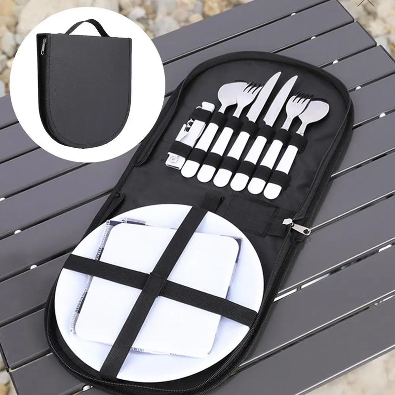 Load image into Gallery viewer, Battle-Ready Camp Utensil Storage Bag 600D Oxford Gear Organizer
