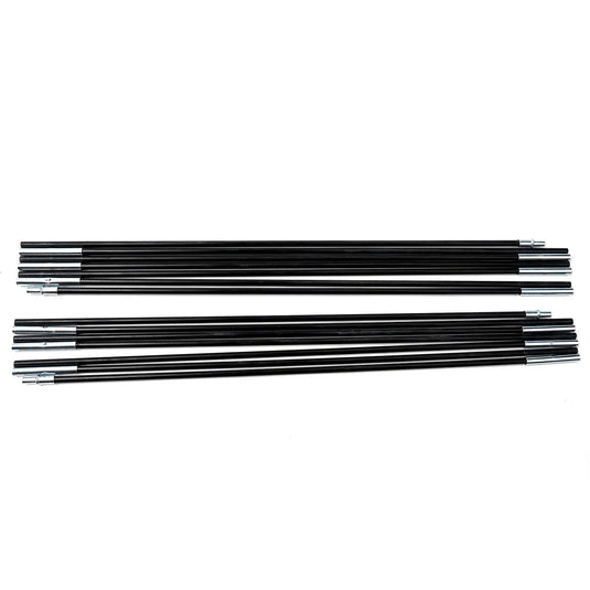 1 Pair 3/3.3/4/4.48/4.9m Fiberglass Tent Rod Camping Tent Pole Bars Support Rods Awning Frames Kit Hiking Travel Canopies Parts