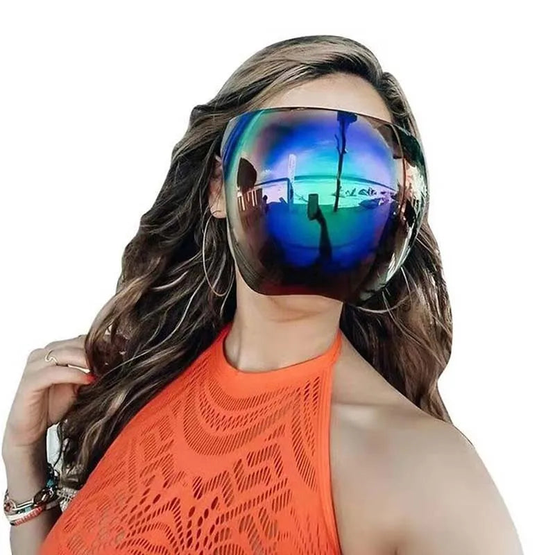 Load image into Gallery viewer, Full Face Shield Sunglasses – Unisex Anti-Spray Protective Cycling Goggles
