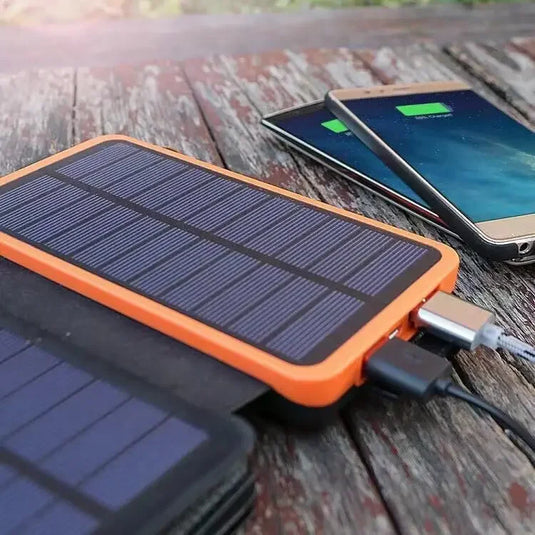 200000mAh Solar Power Bank | Foldable Solar Panel Charger | Portable Outdoor Camping Battery Pack