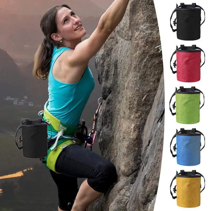 Load image into Gallery viewer, Rock Climbing Chalk Bag Sports Rock Climbing Weightlifting Chalk Bag Non-Slip Design Fanny Pack For Rock Climbing Weightlifting
