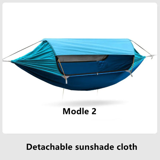 Traveler 2.0 Double Hammock with Mosquito Net & Sunshade – 270x140cm