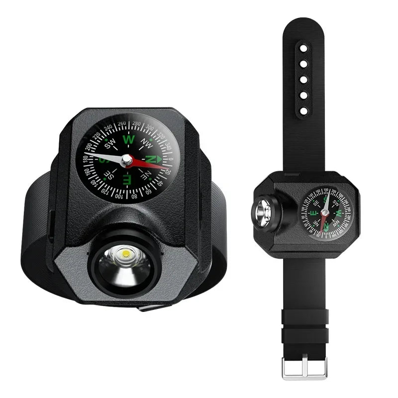 Load image into Gallery viewer, New Outdoor Camping XPG Wrist Light Wildlife Survival Climbing Adventure Compass Watch LED Running Light
