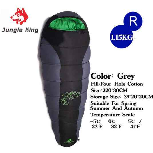 Lightweight Cotton Sleeping Bag | Waterproof 4-Season | Camping & Hiking