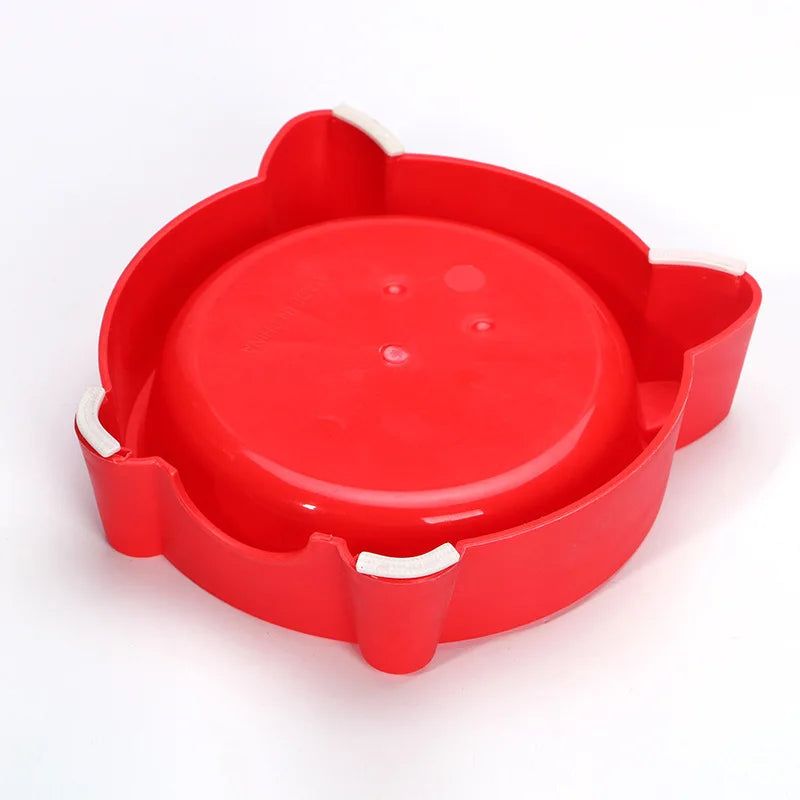 Load image into Gallery viewer, 1Pcs Pet Bowl Feeders Creative Non-Slip Portable Plastic Cute Cat Face Multipurpose Cat Bowl Dog Bowls Water Bowls Pet Supplies
