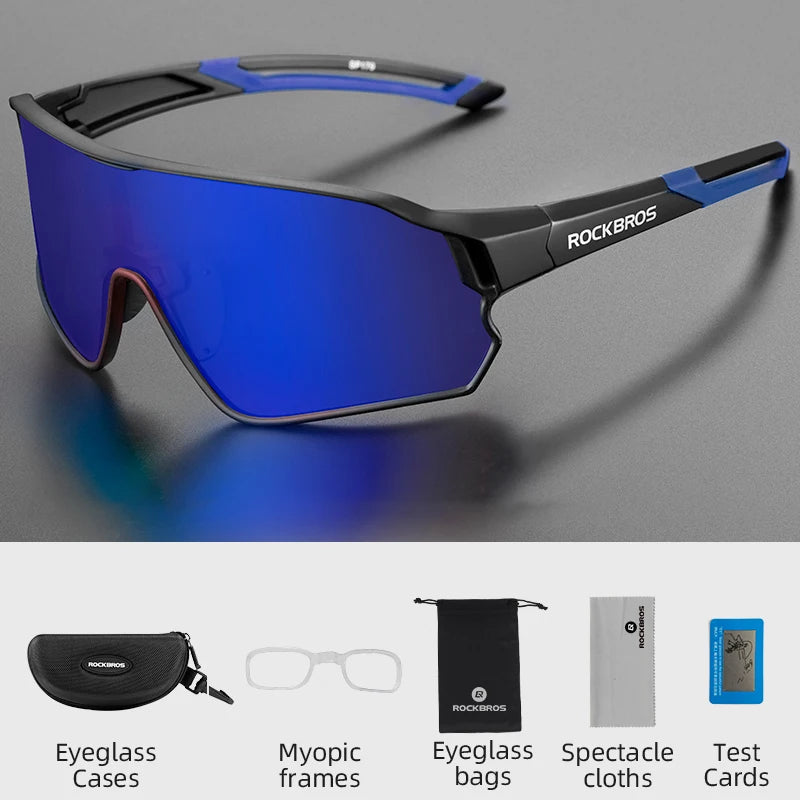 Load image into Gallery viewer, ROCKBROS Polarized Cycling Glasses – Photochromic UV400 Road &amp; MTB Sports Eyewear
