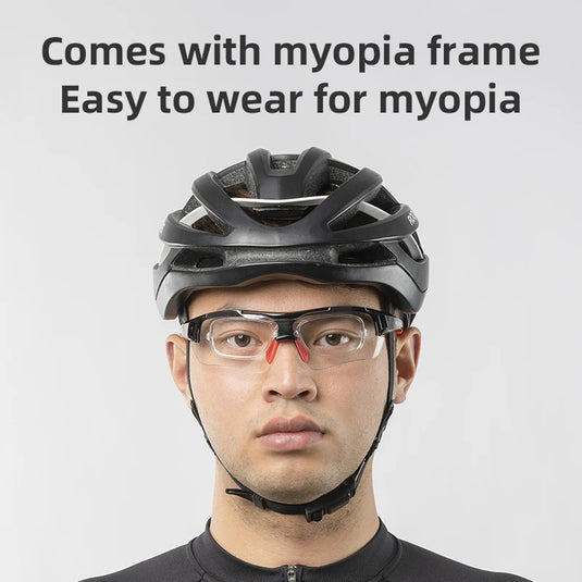 ROCKBROS 3-Lens Polarized Cycling Glasses – Lightweight Sports Eyewear for Men and Women