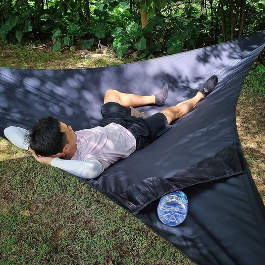 Traveler Triangle Hammock – Heavy-Duty 3-Person Hammock with Tensioner