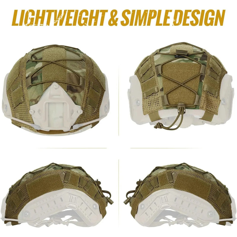 Load image into Gallery viewer, Tactical Helmet Cover for Fast Helmet Multi-Camo Helmets Cover Military Paintball Hunting Shooting Gear - Without Helmet
