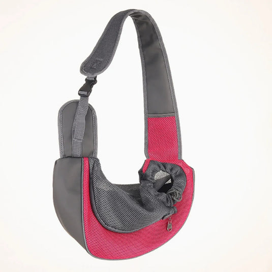 Pet Carrier Shoulder Bag Crossbody Mesh Sling for Small Dogs & Cats