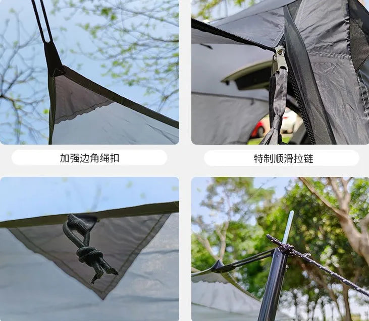 Load image into Gallery viewer, Factory car tent camping rear Awning Sun Shelter outdoor tent  car roof top tent for camping waterproof B-HW114
