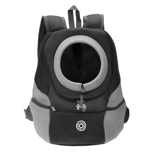 Portable Pet Backpack Chest Carrier Breathable Travel Bag for Small Dogs & Cats