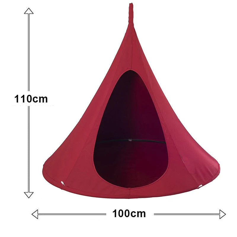 Load image into Gallery viewer, Waterproof Hanging Hammock Swing Chair – Outdoor Travel &amp; Terrace Use
