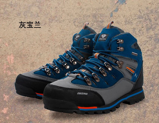 Men's Sneakers Waterproof Hiking Boots Outdooor Autumn Winter Trekking Mountain Shoes Keep Warm Ankle Boots Tenis Masculino