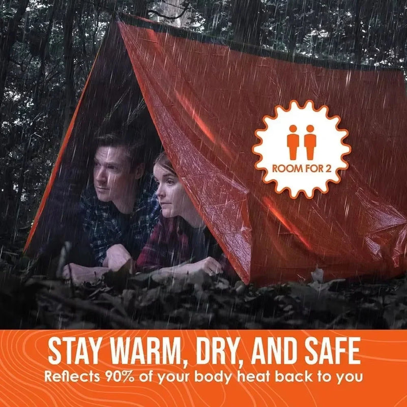 Load image into Gallery viewer, 2-Person Emergency Survival Tent – Waterproof, Heat-Retaining Shelter for Camping &amp; Escape Preparedness
