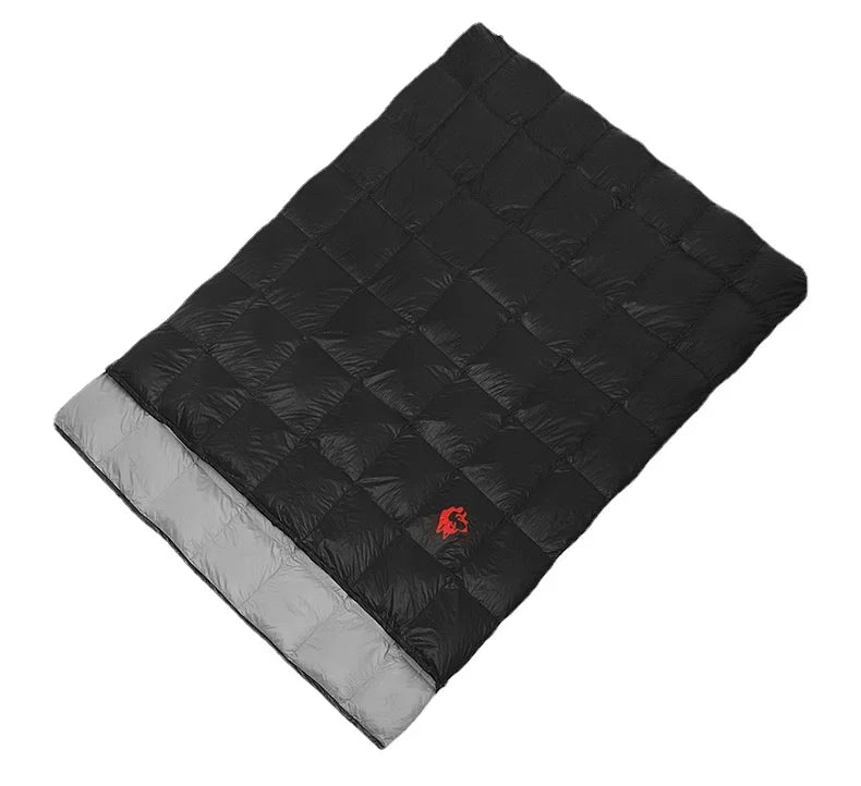 Load image into Gallery viewer, Extra-Wide Double Goose Down Sleeping Bag | Stitchable Winter Pair
